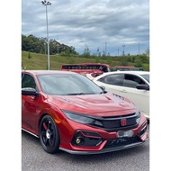 HONDA CIVIC FC/FK4/FK7 SI BUMPER COPY GARAGE BEARY THAI FRONT LIPS ( GLOSSY BLACK )