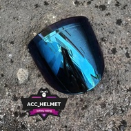 Kaca / Visor Helm Bogo / Retro MODEL VENOM IRIDIUM BLUE | INJAK