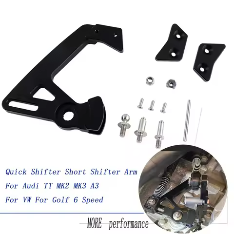 Adjustable Short Shifter Arm 6-speed Manual Kit MQ350, O2M and O2Q For VW MK4 MK5 MK6 MK7 MK7.5 For 