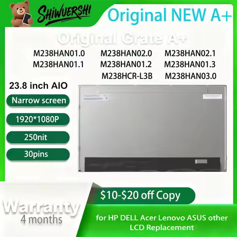 Original New 23.8" Lcd Monitor M238HAN01.0 M238HAN02.0 M238HAN02.1 M238HAN03.0 M238HAN01.1 M238HAN01