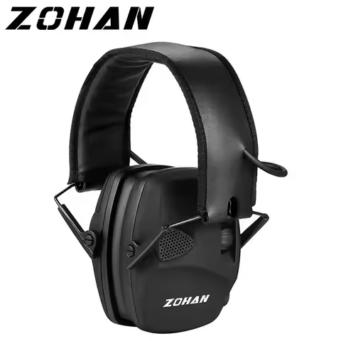 ZOHAN Electronic Shooting Ear Protection Sound Amplification Anti-noise Earmuffs Professional Huntin