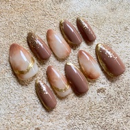 Sliced nails | Fakenacils | Graduation nails | Custom nails | Nude nails | Sangjit nails