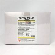 Aspril 300mg (Similar to aspirin)10's (1 papan)