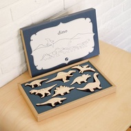 【Mastro Geppetto】 日本原木積木組-恐龍