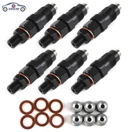 TD42 TD42T 6PCS New Diesel Fuel Injectors Nozzles Set Replacement For Nissan Patrol GU Y61 Car Engin