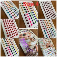Bindi/ Pottu/ Sticker Pottu Booklet - Navya Plain 360 bindis