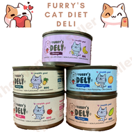 FURRY'S DELI Cat Wet Food / Kitten Wet Food /  Cat Treats / Diet Anak Kucing / Makanan Anak Kucing 80G