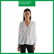 Benetton เสื้อเชิ้ต สำหรับผู้หญิง 53A0DQ035