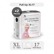 Applecrumby™ Chlorine Free Premium Pull Up Diapers (XL17)