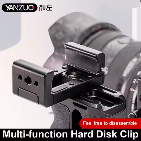 YANZUO Portable Hard Drive Holder Multifunctional Clamp Metal Clip for SamsungT5 T7 T9 M.2 Holder Cl