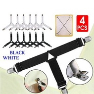 **包郵** 【4個裝】白色 可調節床單固定器 桌布窗簾 梳化套 床單扣 帳篷金屬固定夾