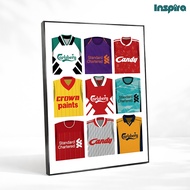 Inspiradekor Wall Display Room Poster Jersey Liverpool FC Retro Wall Decoration Room
