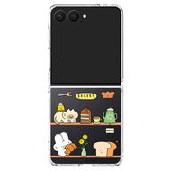 [ZFLIP7 / ZFLIP6] HI-SHIELD Stylish เคสใสกันกระแทก Samsung ZFLIP7 / ZFLIP6 รุ่น Butter club S187