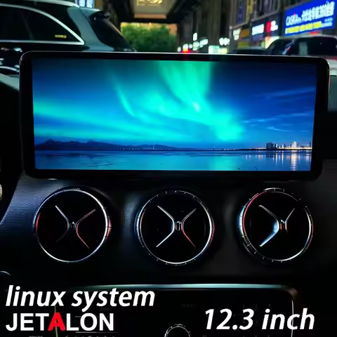 12.3'' Carplay & Android Auto Car Stereo Linux System GPS Multimedia Video Player for Mercedes Benz