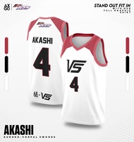 AXGG " Kuroko No Basket - Vorpal Swords "  Anime Basketball Jersey