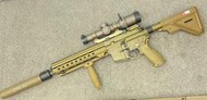 IDCF VFC HK416A5 GBB TNTHOP總成 升級版 B&amp;T 沙色 瓦斯步槍
