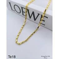 24K GOLD RICE NECKLACE XUPING 45CM AND 24K GOLD RICE BRACELET. CAN CHOOSE NECKLACE/BRACELET