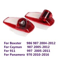 2Pcs LED Car Door Light Bulbs Ghost Shadow Welcome Lamp Auto Accessories For Porsche Panamera 970 Bo