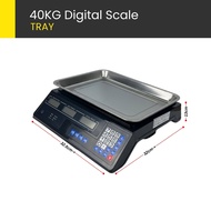 40kg Black Digital Weight Scale Food Weighing Scale Penimbang Digital Makanan Timbang Kilo Buah Elek
