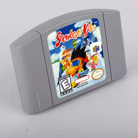 Snowboard Kids 1 2 64 Bit Game Cartridge USA NTSC version or EUR PAL version For N64 Consoles