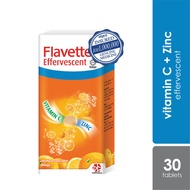 FLAVETTES Effervescent Vitamin C 1000mg+Zinc 30s(Orange)(EXP08/2024)
