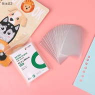 [ItisU] 50pcs/set Korea Card Sleeves Clear Acid free-No CPP Holographic Protector Film Album Binder 