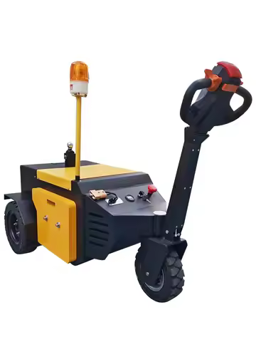 Electric tractor Small trailer Walking hand forklift