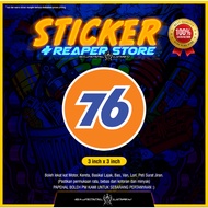 STICKER 76 / STICKER 76 / UNION / 76 PANTUL CAHAYA