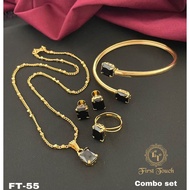 Indian-gold-plated-Pendent-with-chain-[Not-916]