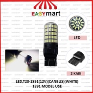 LED 1891 Lampu Mentol Putih Merah Light Bulb Led Red White 1891 1 Set 2 Pcs