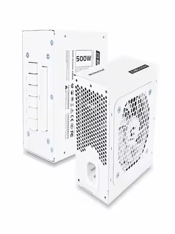 METALFISH Full-Modular SFX-500W 600W PSU 80Plus Bronze White Power Supply For Mini ITX Chassis Small