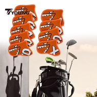 [In Stock] 9x Iron Covers Set with Number Labels Fashion Waterproof Protector Club Head Covers for