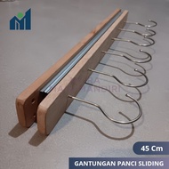 GANTUNGAN 45 Cm Sliding Pot Hanger Under Kitchen Table