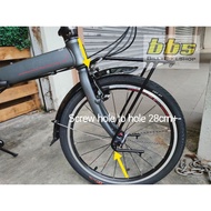 20" touring FRONT rack For Folding bike Dahon Tern Java XDS