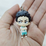 Haikyuu Iwaizumi Hajime Aoba Johsai Ganci Keychain Figure Gachapon