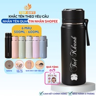 TopGifts BQ316 SUS316 thermos bottle, capacity 500ml-600ml, engraved with name upon request
