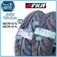 130/70-12 120/70-12 JA120 ELIT FKR TUBELESS TYRE TAYAR