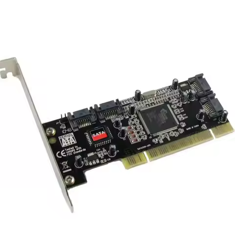 PCI expand card 2.0 SATA II 4 PortS add on Card with Sil 3114 Chip support with PCI Sata Internal Po