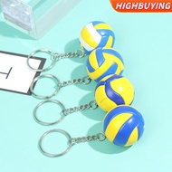 HIGHBUYING Volleyball Keychain Mini PVC Volleyball keychain bag car keychain Ball Key Ring