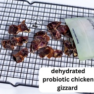 Ampla chicken probiotic dehydrate chicken gizzard homemade g.bytase dog snack