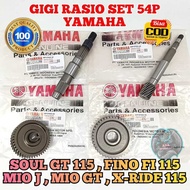 Gearbox Mio J mio GT Mio Soul 115 Mio GT X-ride 115 Fino Fi 115 Rear Axle Pulley Axle Gear Ratio Fla