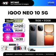 iQOO NEO 10 5G [32GB*(16+16)GB RAM 512GB ROM] - Original iQOO Malaysia