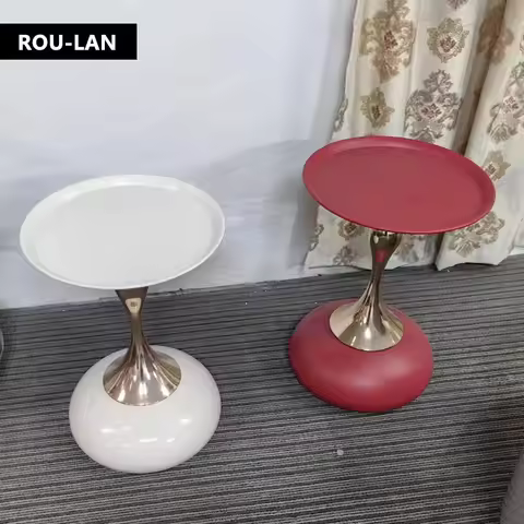 Small Pretty Waist Side Table Sofa Coffee Table Disc Coffee Table Small Side Table Bedside Corner Ta