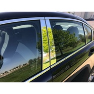 POSSBAY Fit For Hyundai Elantra Avante i30 Sedan 2021-2023 Silver Window Door Pillar Posts Trim Cover Sticker