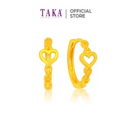 TAKA Jewellery 916 Gold Hoop Earrings