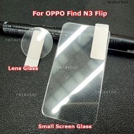 HD Clear Screen Protector Film For Oppo Find N3 Flip 5G N3Flip FindN3 Film FindN3Flip 5G Transparent Tempered Glass Film Full Coverage Camera Lens Protective Glass Film Back Cover