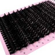 NEW Cluster Eyelash Extension 266Bundles 80D Natural Style Individual Eyelashes Handmade Eyelash Bun