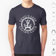 Devil's Reef Club T Shirt Cotton Men DIY Print Cthulhu Innsmouth Scuba Scuba Sport Hp Mythos Cthulhu