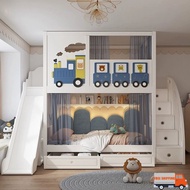 (JIJI.SG) Kids Full Height Bunk Bed/bed Frame/staircase/wardrobe/ladder/double Decker