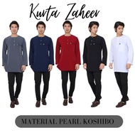 [XS - 3XL] KURTA TELUK BELANGA PLUSSIZE | KURTA LELAKI DEWASA ZAHEER | KURTA BESAR KURTA PUTIH BAJU 